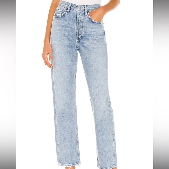 Agolde Denim - Agolde 90's Mid Rise Loose Fit in Snapshot